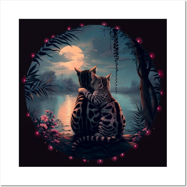 Bengals in Love Wall Art by Enchanted Reverie